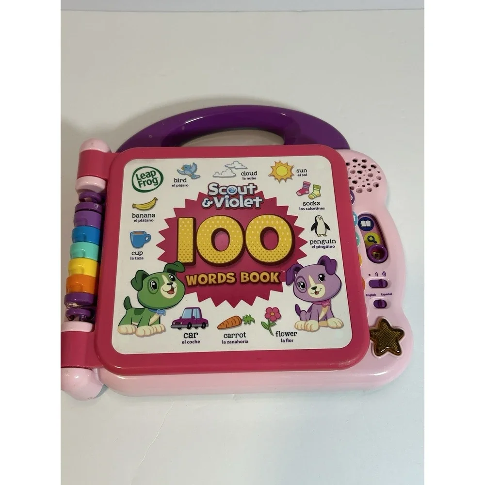 Leap Frog Learning‎ Friends Scout & Violet 100 Words Electronic Book 2018 Toy